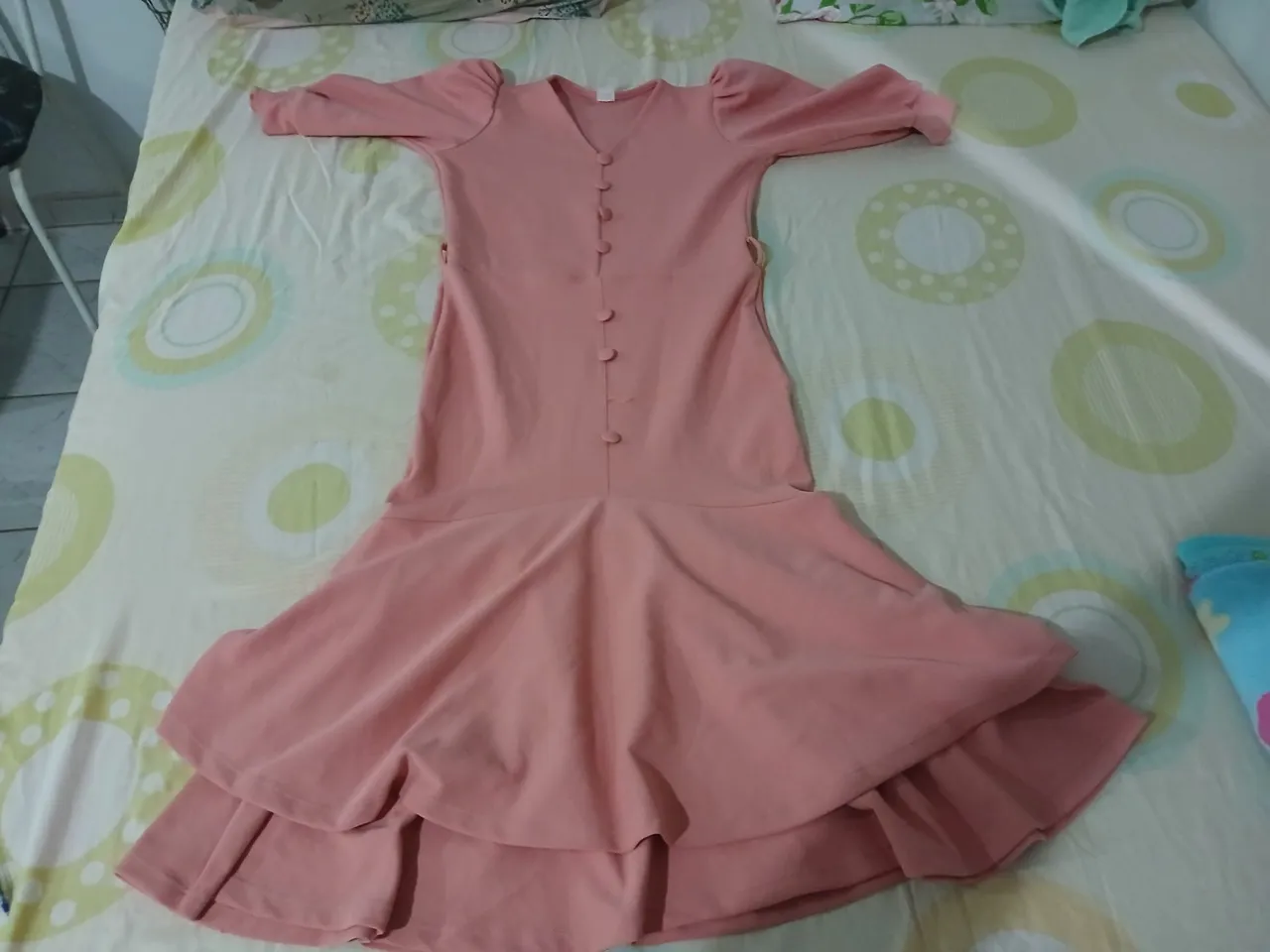 Vestido Rosa - Tamanho M