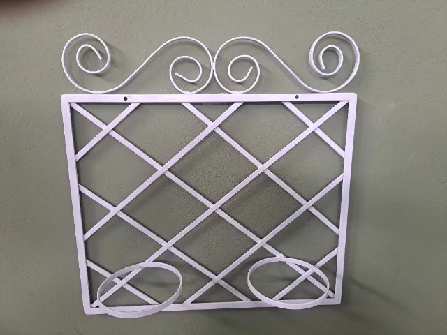 Jardim Vertical, Floreira de ferro, Suporte para vasos - Treliça