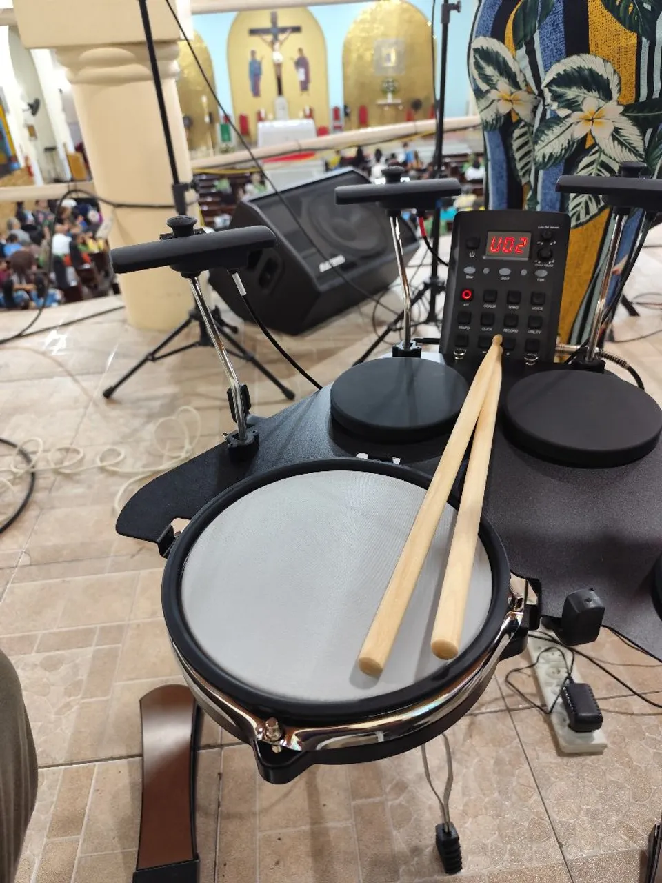 Bateria Eletrônica Completa