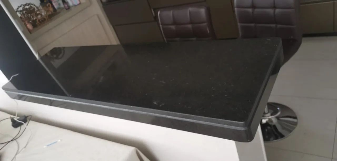 Bancada em granito preto