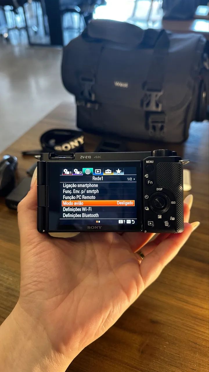 Sony zve10 + lente do kit 16-50mm  - Foto 6