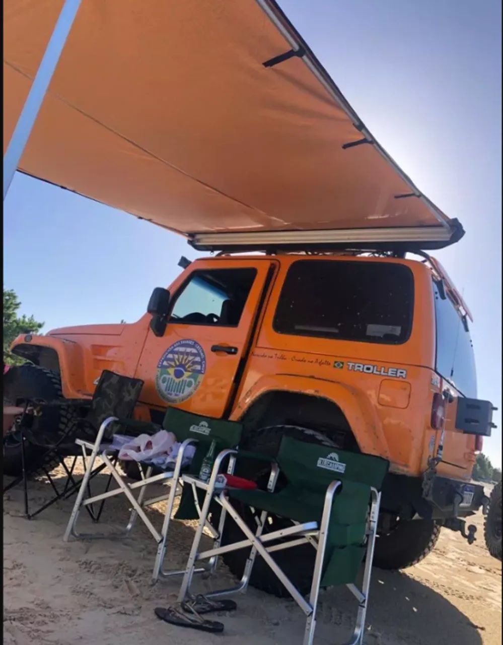 Toldo Automotivo 2x2,5m Cor Militar - Foto 4