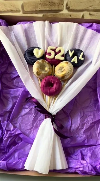 Buquê de Donuts Personalizado - Foto 2