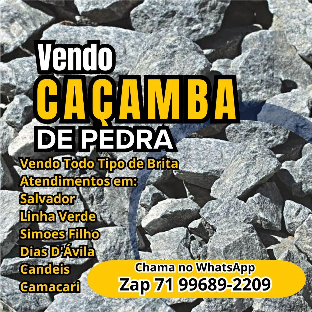 Pedra Alvenaria Caçamba 