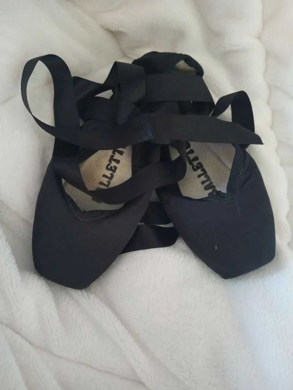 Sapatilha de balé infantil com ponteira  - Foto 3