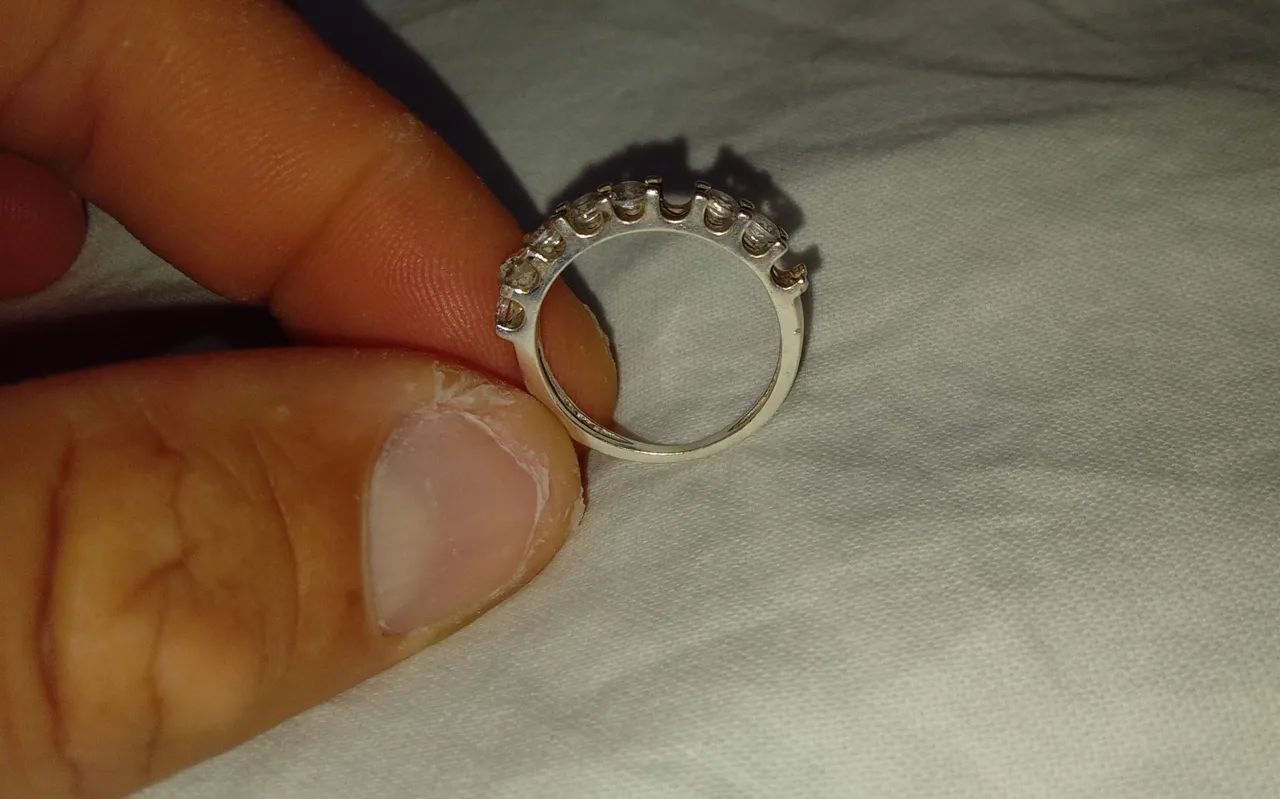 Anel feminina prata 925 - Foto 2