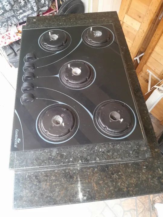 Cooktop CONTINENTAL , 5 bocas + Base de granito - Foto 2