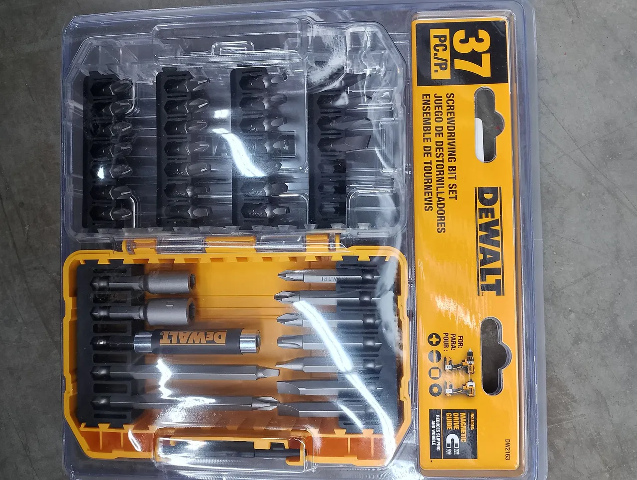 Jogo de Pontas para Parafusar DeWALT 37 Peças - Novo!