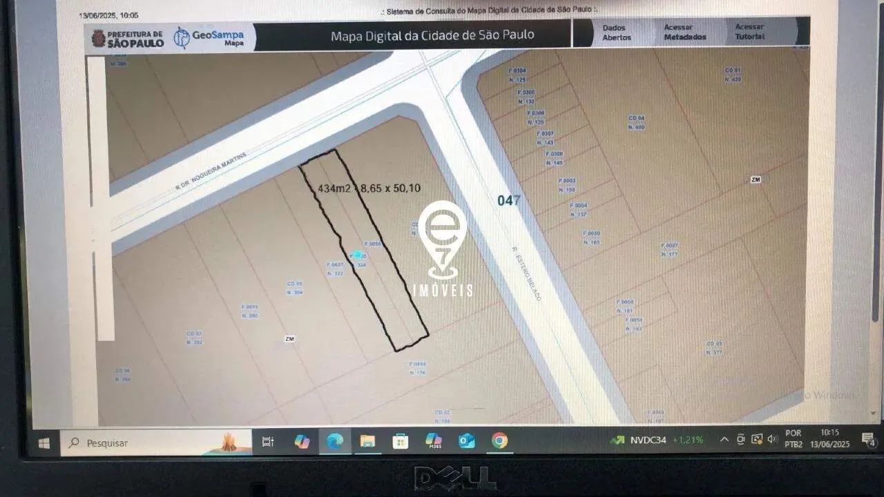 TERRENO 434m2 - 8,65 x 50,10m - SAUDE - Foto 4