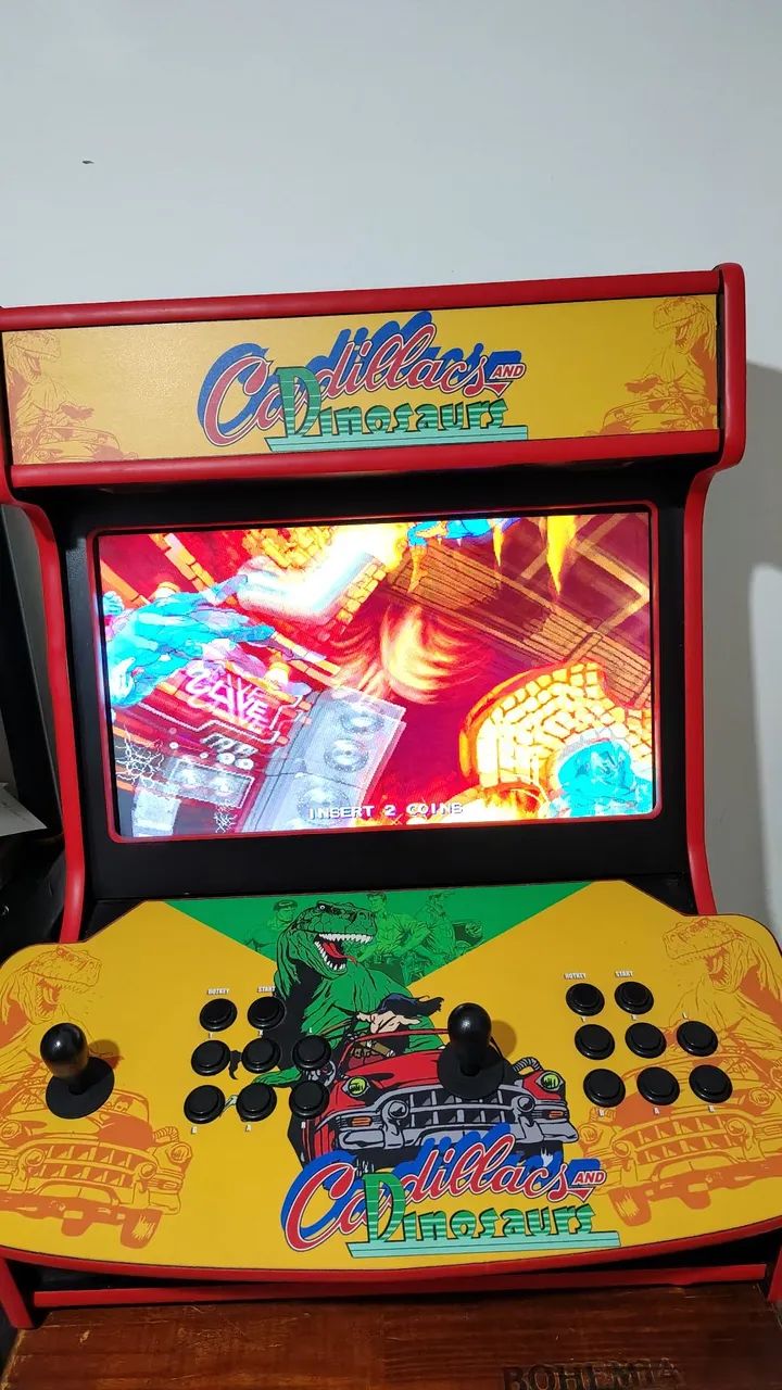 Fliperama - Máquina de Arcade Cadillac and Dinosaurs - Capcom - Foto 5
