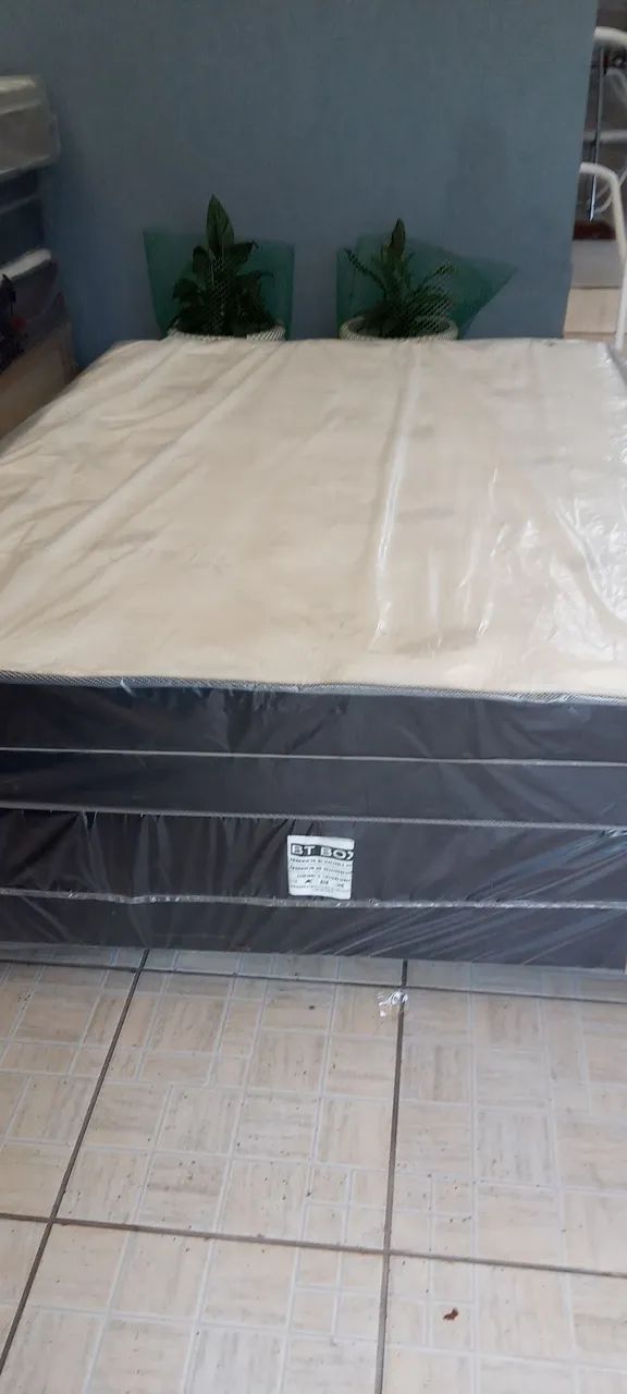 Conjunto de cama Box peça novas 188 x 138 casal  - Foto 3