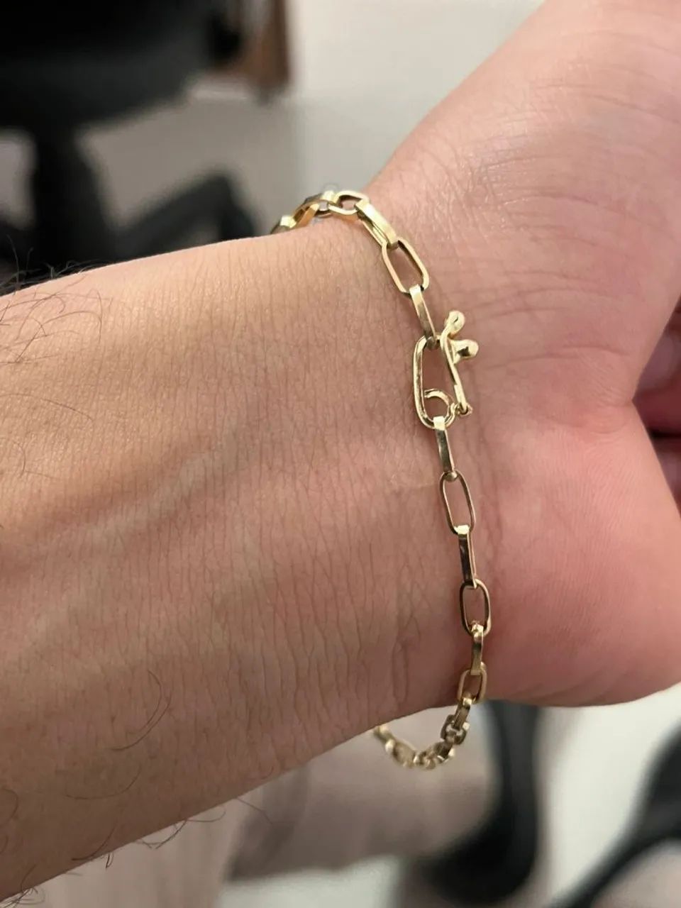 Pulseira de Ouro18k modelo tijolinho  - Foto 3