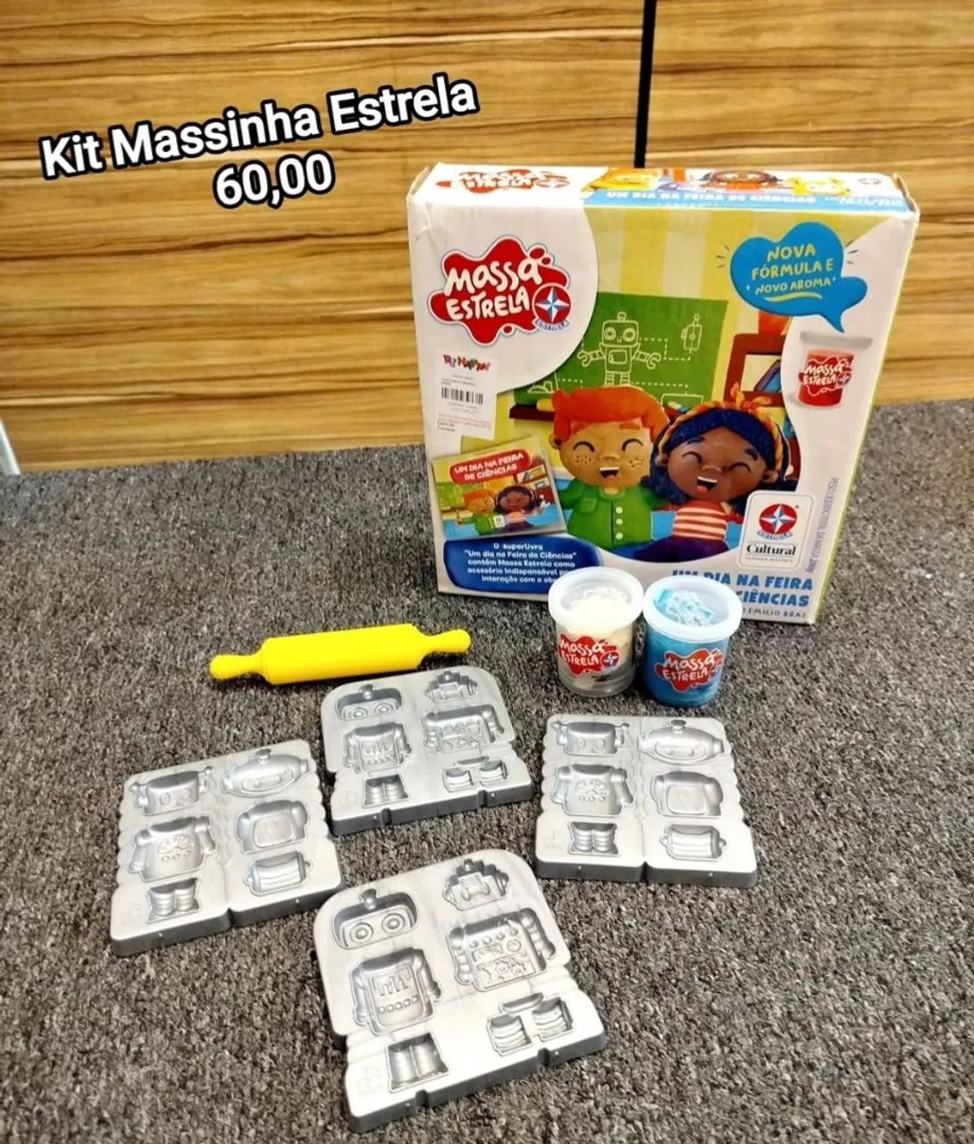 Kit Massinha Estrela - Brincar e Criar! Um Dia na Feira de Ciências 