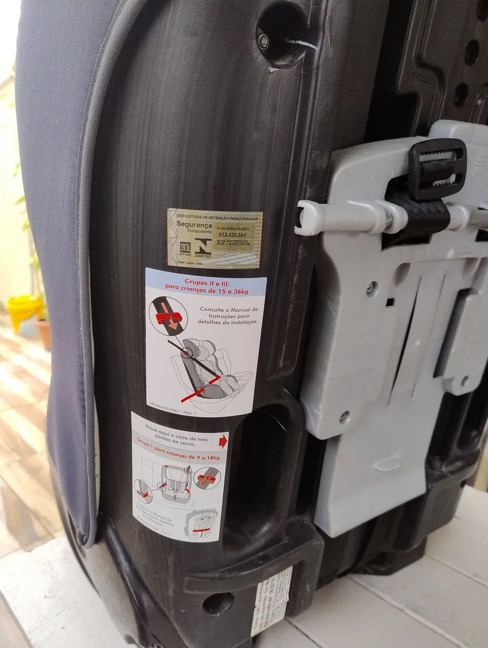 Cadeira criança veicular. Múltipla 1.2.3. - Foto 4