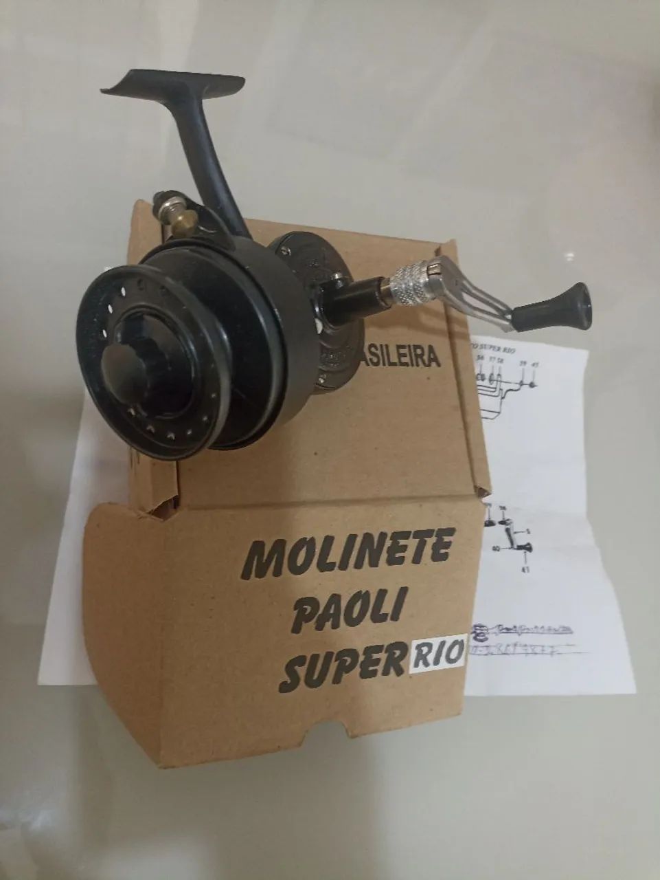 Molinete de pesca Paoli Super Rio NOVO - Foto 4