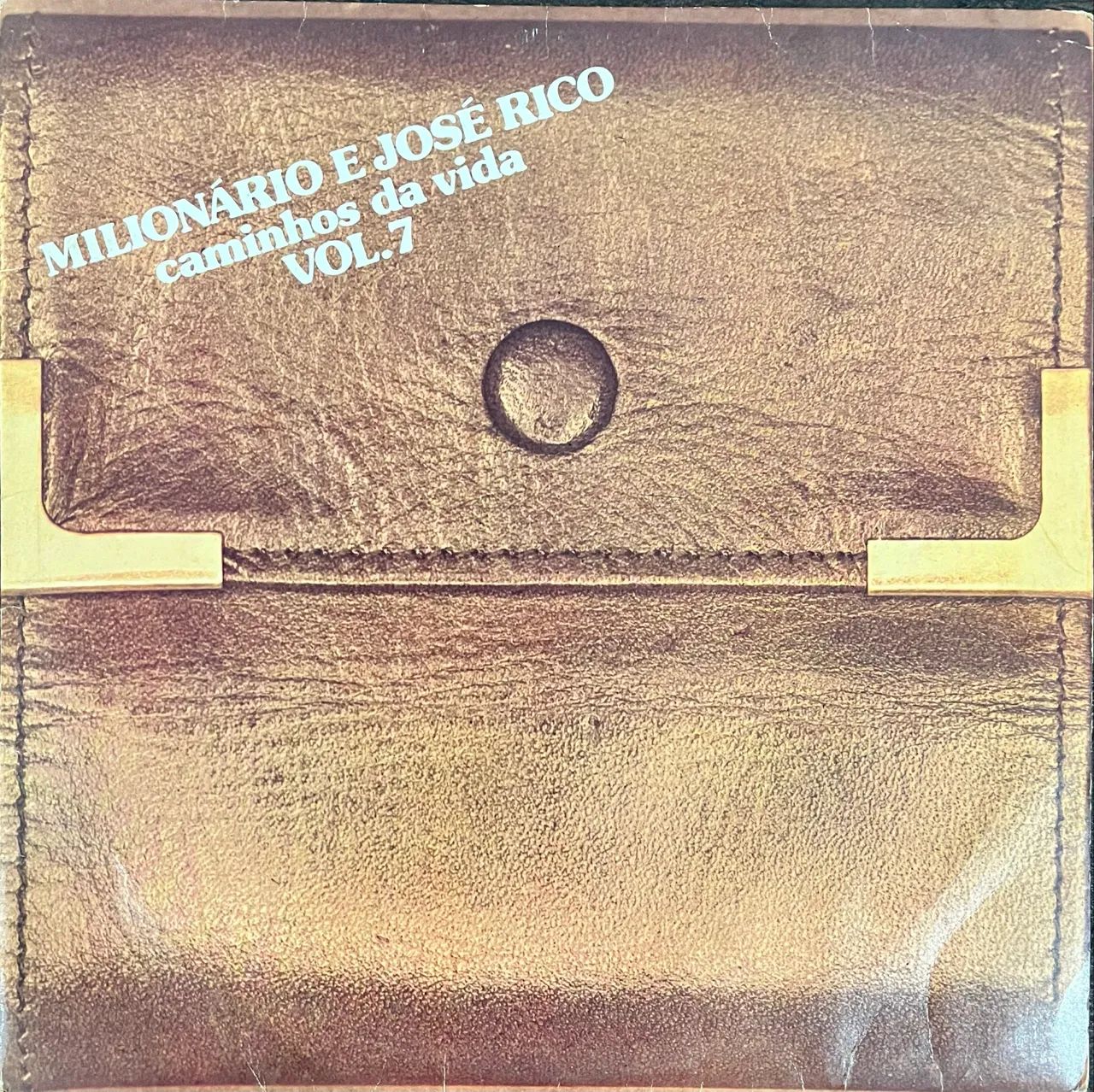 LP disco de vinil Milionario e José Rico caminhos da vida vol. 7 com encarte