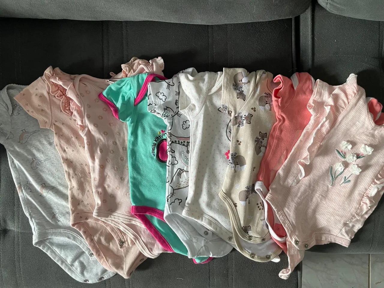 Bodies de Bebê - Kit com 9peças