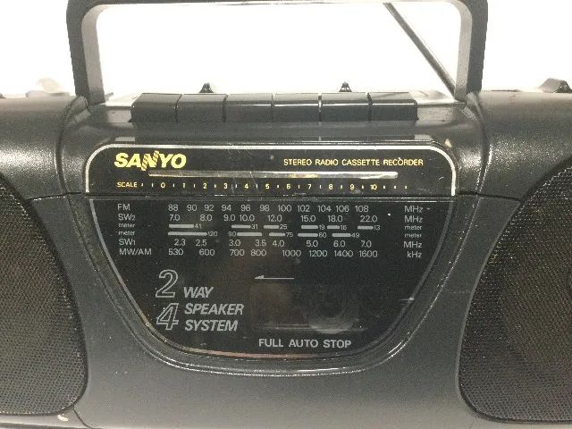 radio am fm antigo sanyo - Foto 4