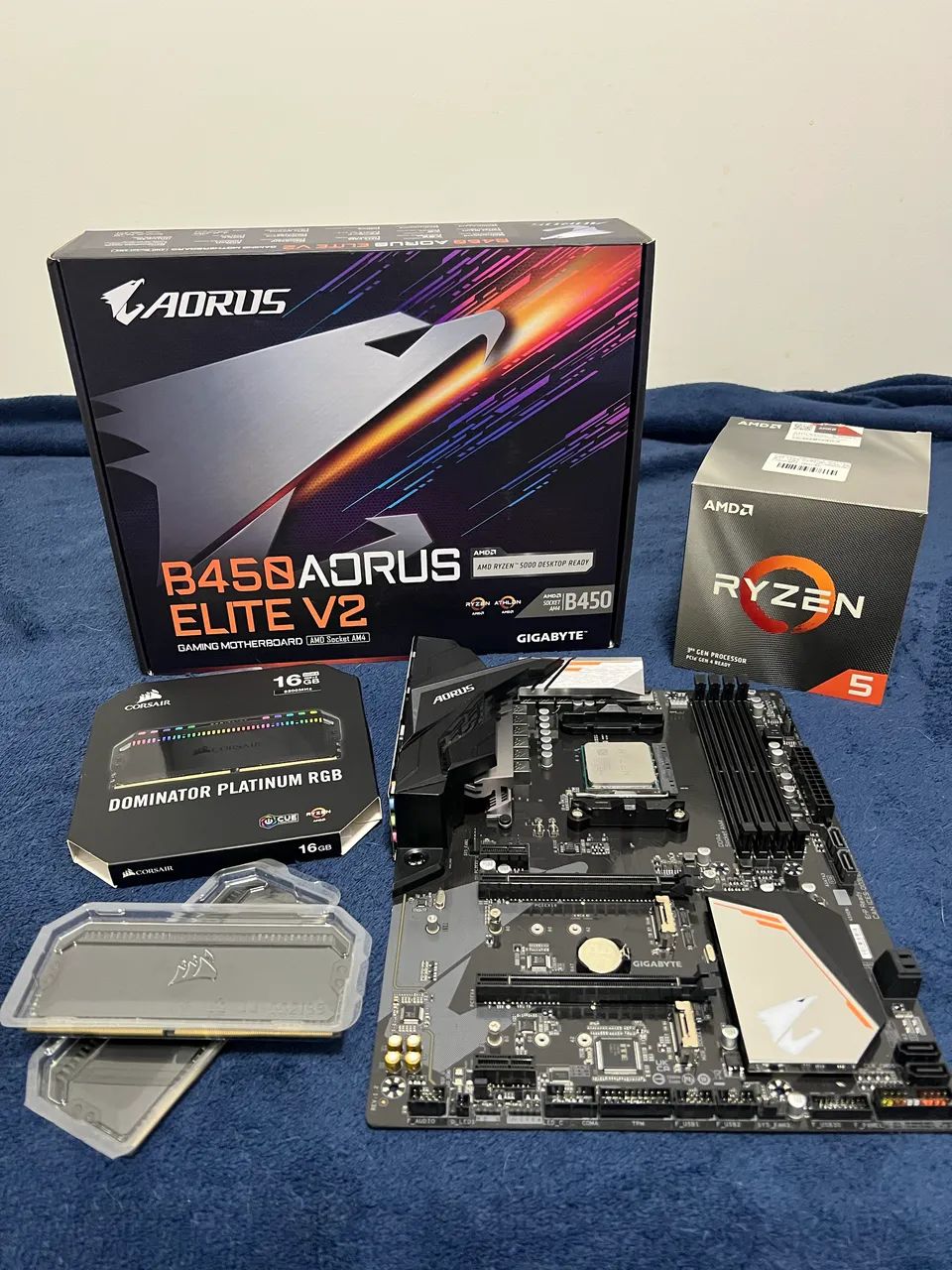 KIT RYZEN 3600x + B450 + 16gb 3200MHZ - Peças de Hardware - Vila