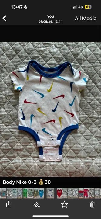 Roupas Bebê Nike