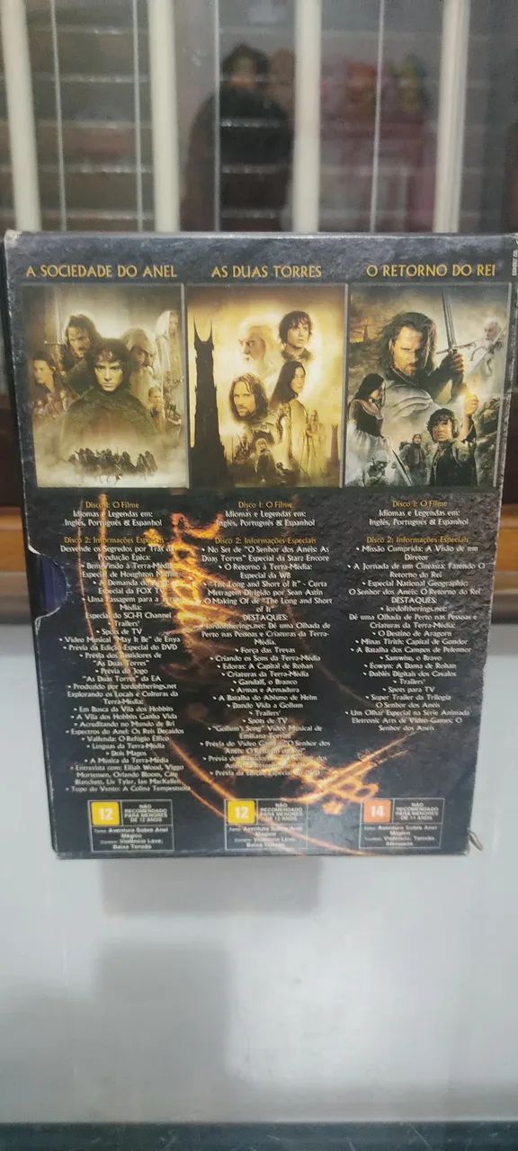 Box DVD Trilogia O Senhor dos Anéis  - Foto 3