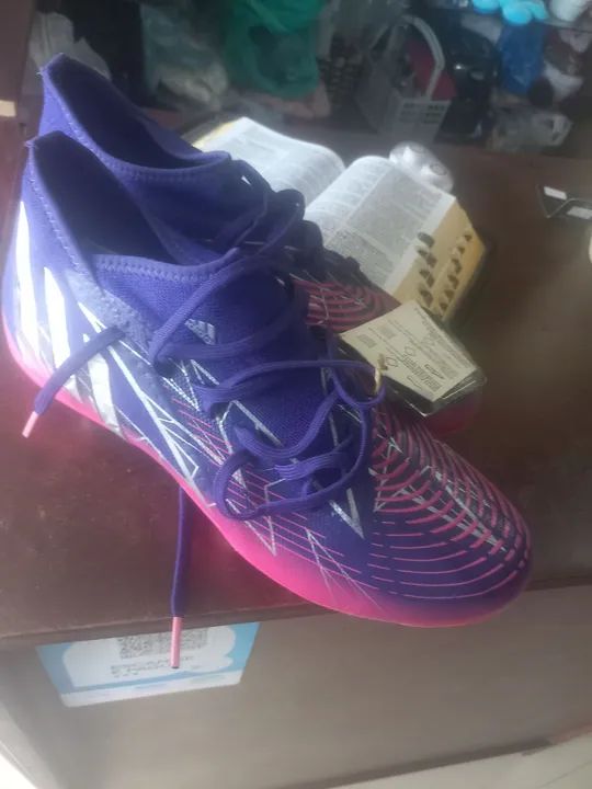 Chuteira predator edição  champions  league  - Foto 4