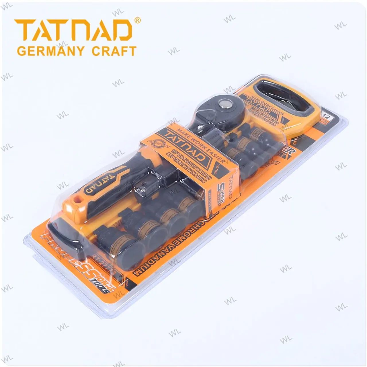 Jogo de Soquetes 1/2'' 12 Peças - Tatnad - Chrome Vanádio - Foto 2