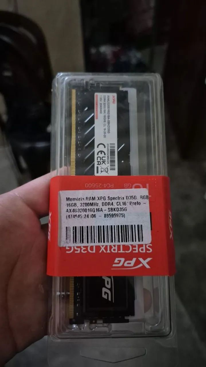Memória RAM XPG Spectrix D35G 16GB DDR4 3200MHz - Foto 4