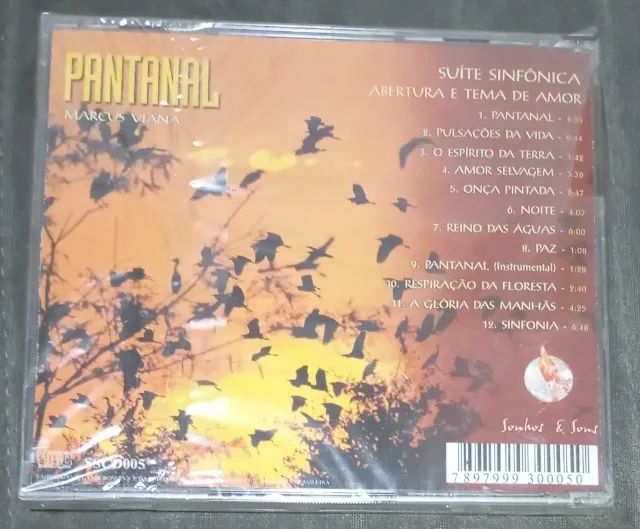 CD Pantanal Trilha Sonora Marcus Viana ( Lacrado ) - Foto 2