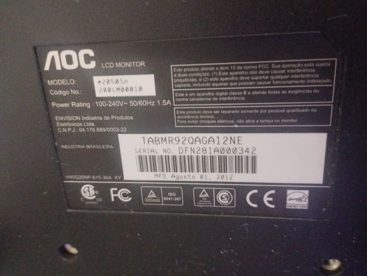 Monitor AOC 60hz - Foto 2