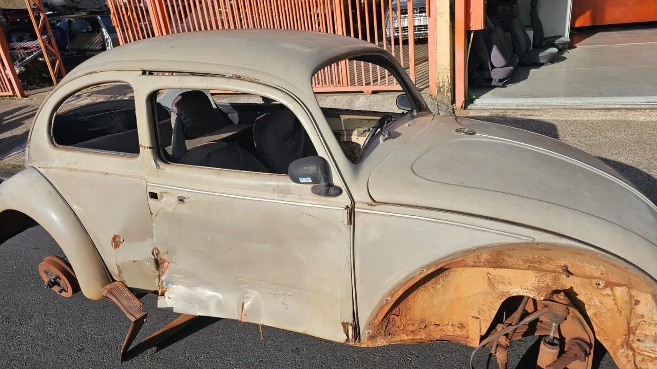 Carroceria vw fusca para restauração 