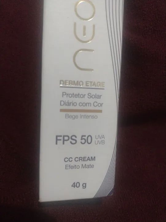 Protetor solar Diário com Cor (Beje Intenso) 40g - Foto 2