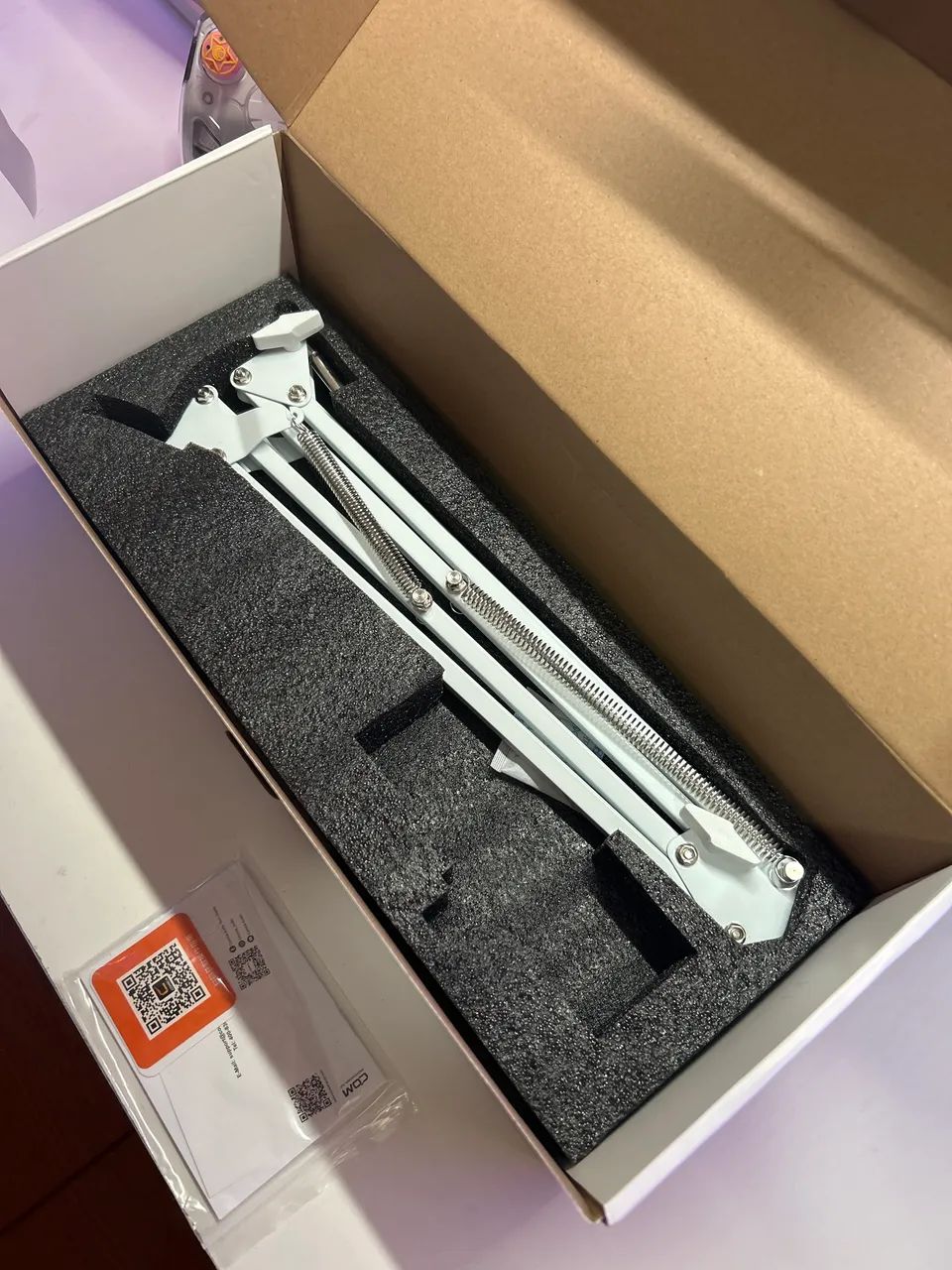 Microfone Comica Ejoy Uni Pro branco - Foto 4