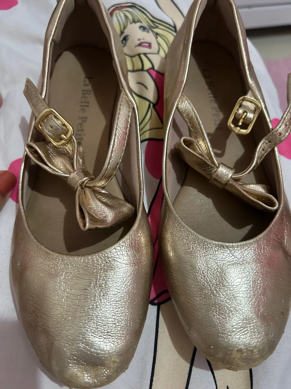 Sapatilha Dourada La Belle 31/32
