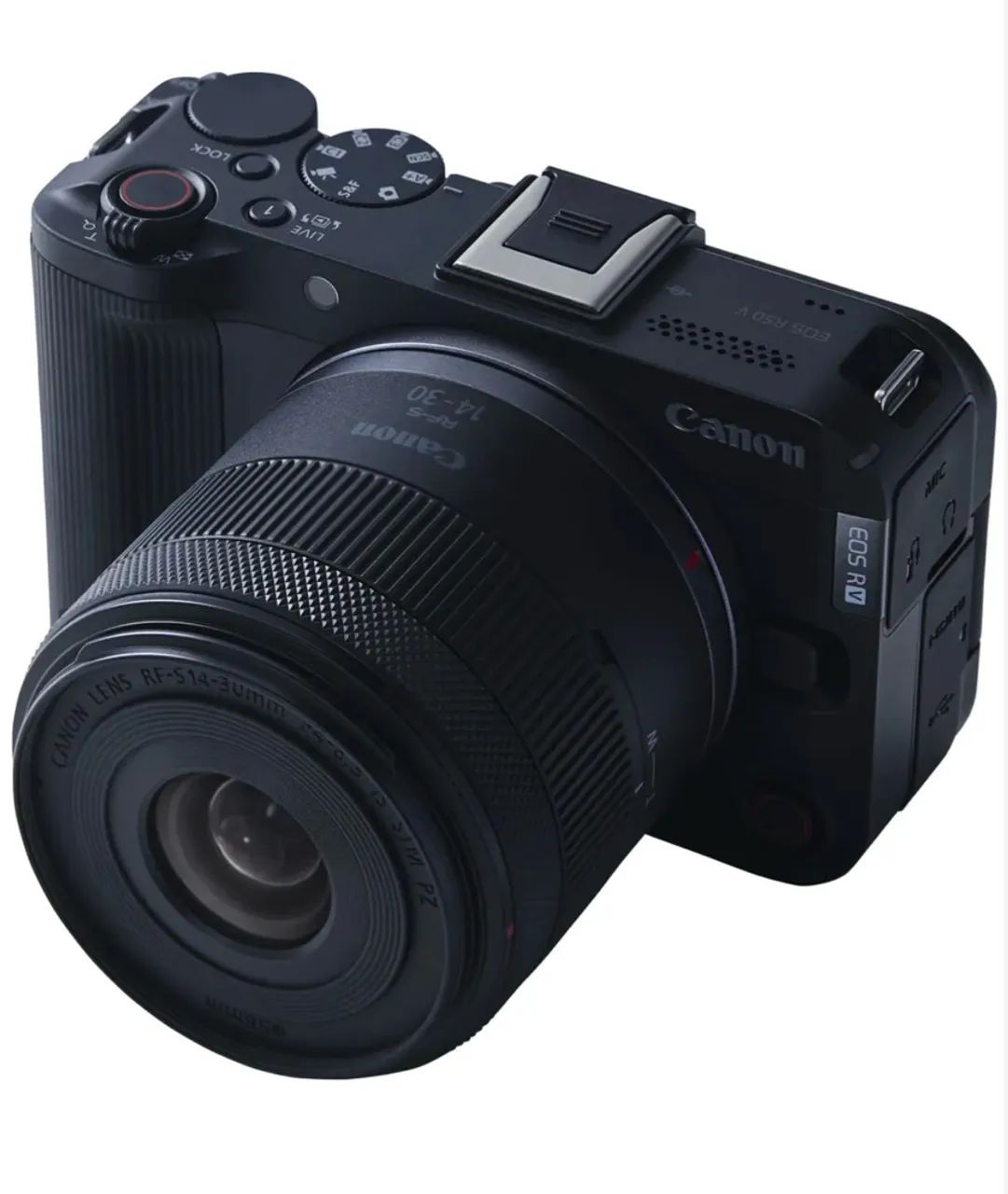 Câmera Canon EOS R50 V + Lente 14-30MM F/4-6.3 IS STM PZ NOVA