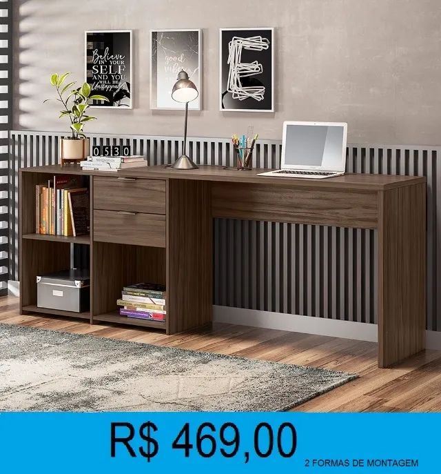 2.00-Meter Desk – Free Delivery and Assembly