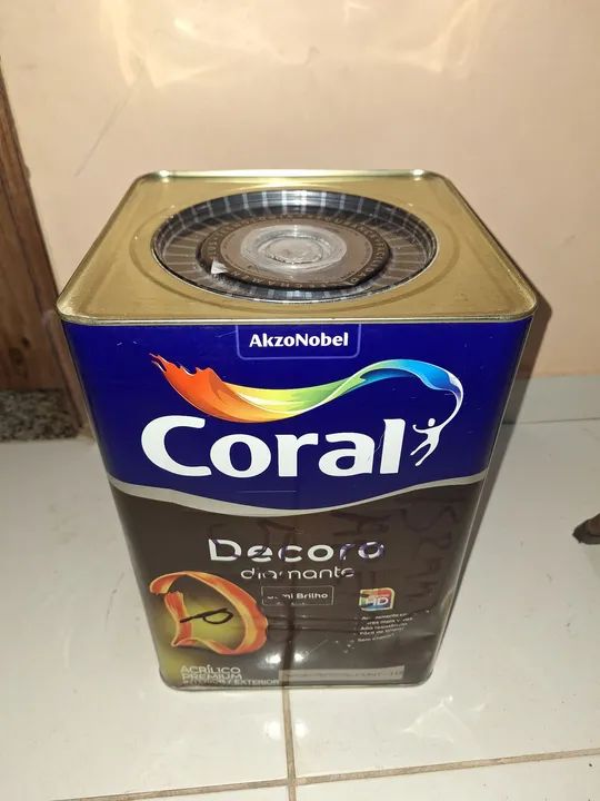 Latao de Tinta Coral Decora Diamane