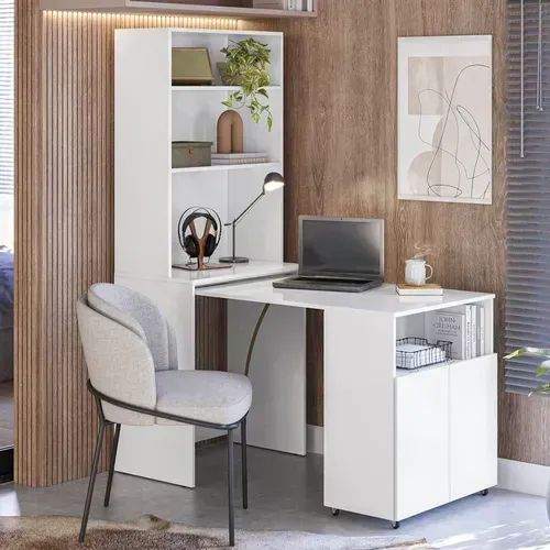 Mesa Para computador branco cooler novo de loja