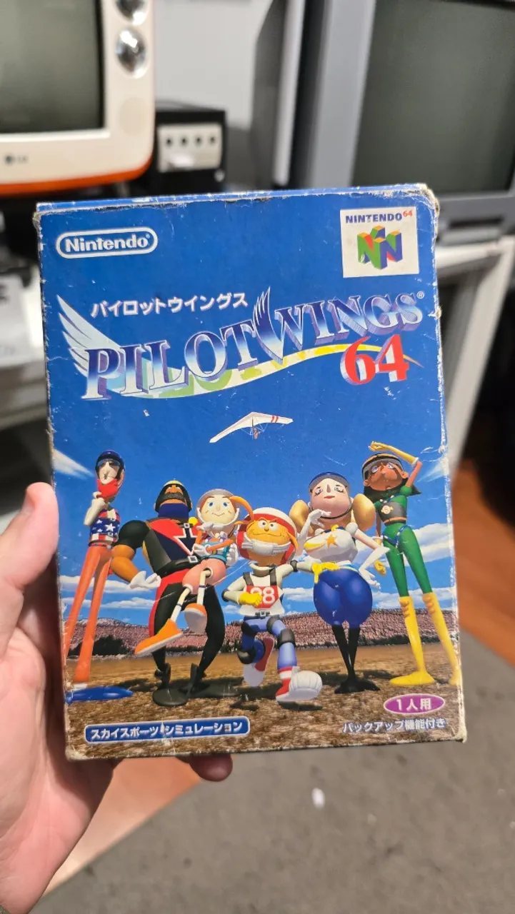 Jogo Pilotwings Nintendo 64 N64 original japonês completo na caixa