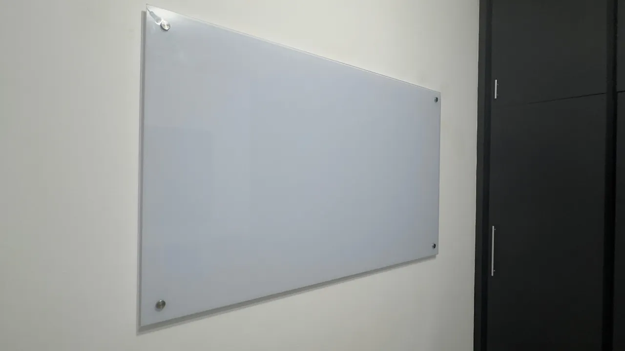 LOUSAS DE VIDRO TEMPERADO 150x90CM - BRANCA OPACA