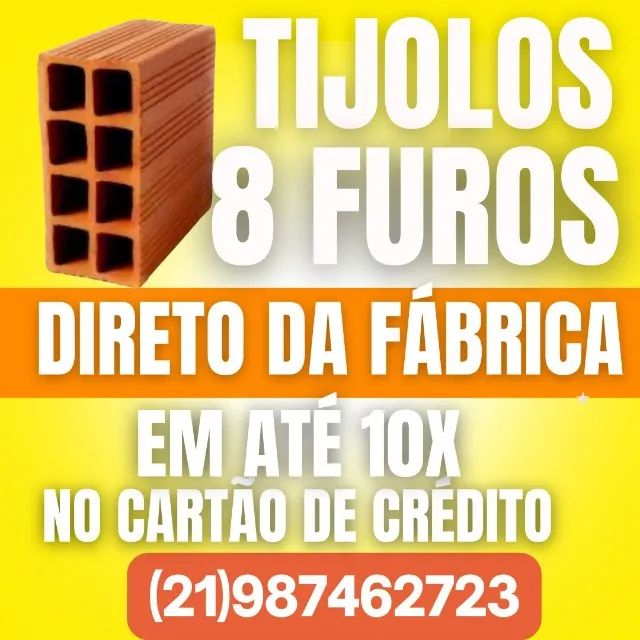 Direto de Fábrica - Tijolo Melhor Preço da região