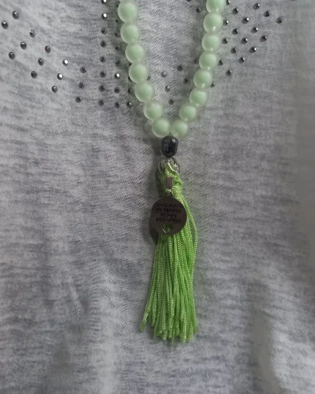 Japamala Artesanal em Resina Verde Água - Foto 2