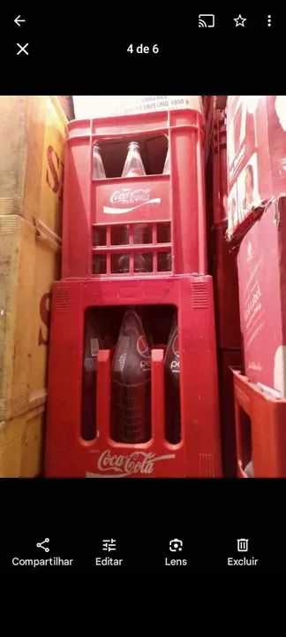 Caixa de Coca-Cola e garrafa de cerveja - Foto 4