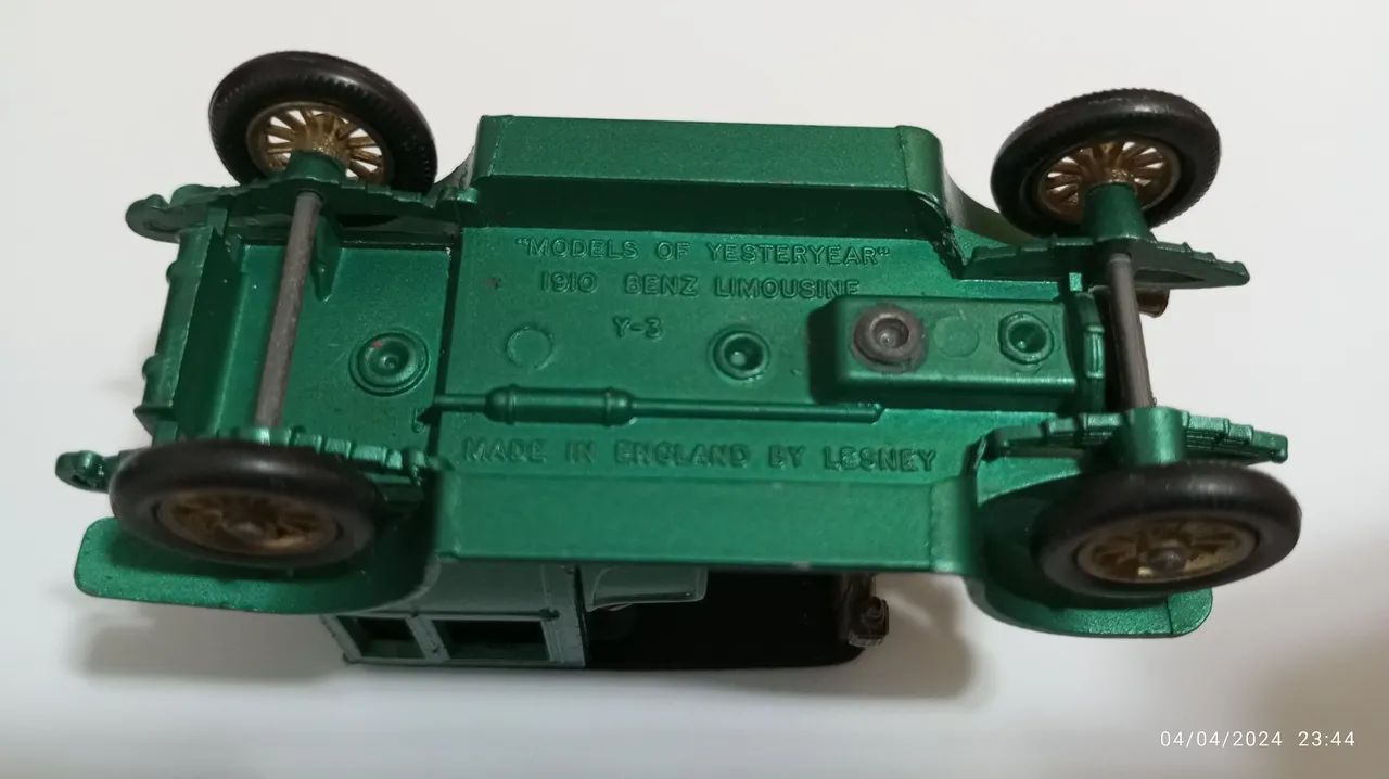 Carrinho de Brinquedo Antigo - Verde - Foto 3