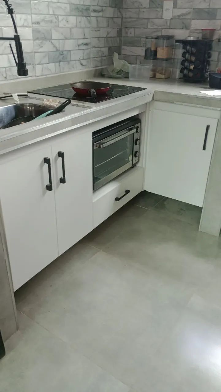 Armários de cozinha cinza - Foto 5