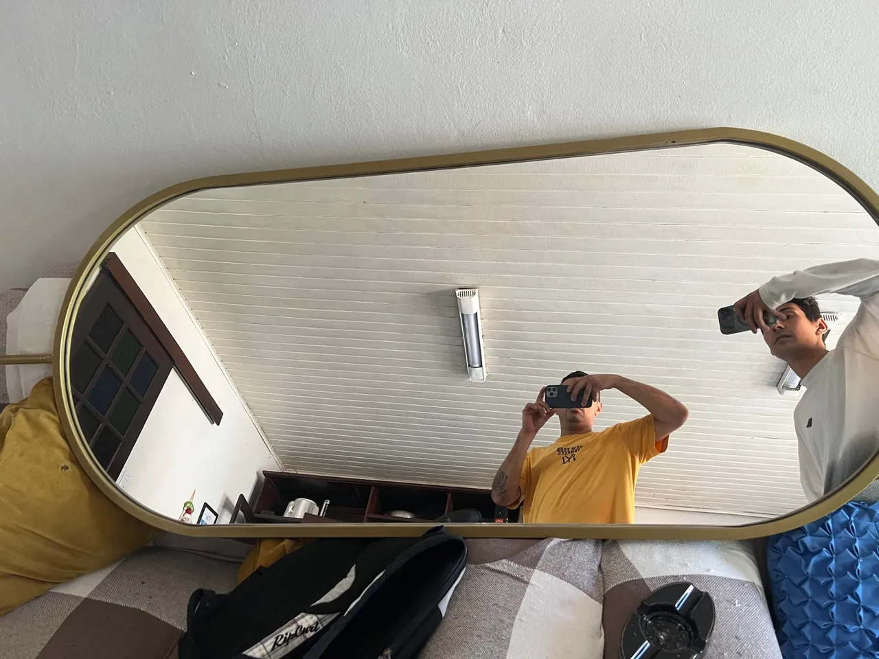 Espelho Oval Corpo Inteiro