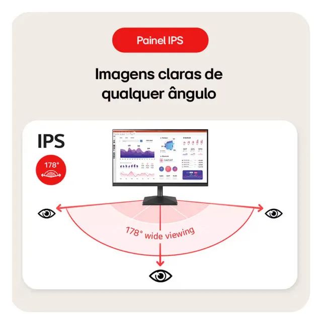 Monitor Gamer LG 27 Full HD, IPS, 100 Hz, HDMI, Ajuste de Ângulo, Novo Lacrado**VENDAS - Foto 3