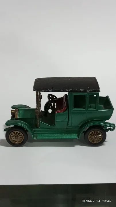 Carrinho de Brinquedo Antigo - Verde - Foto 2