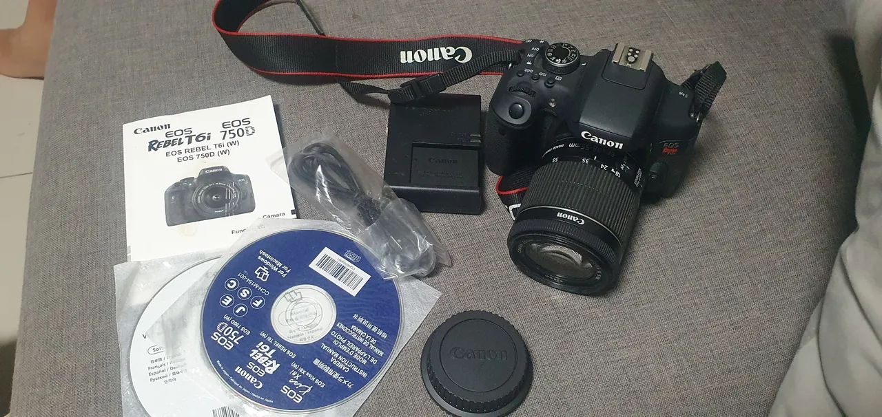 Câmera Canon EOS rebel T6i - Foto 5