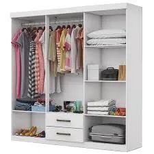 Guarda Roupa Aries 6Pts 2Gvs Branco Carioca - Entrega Rápida!  - Foto 2